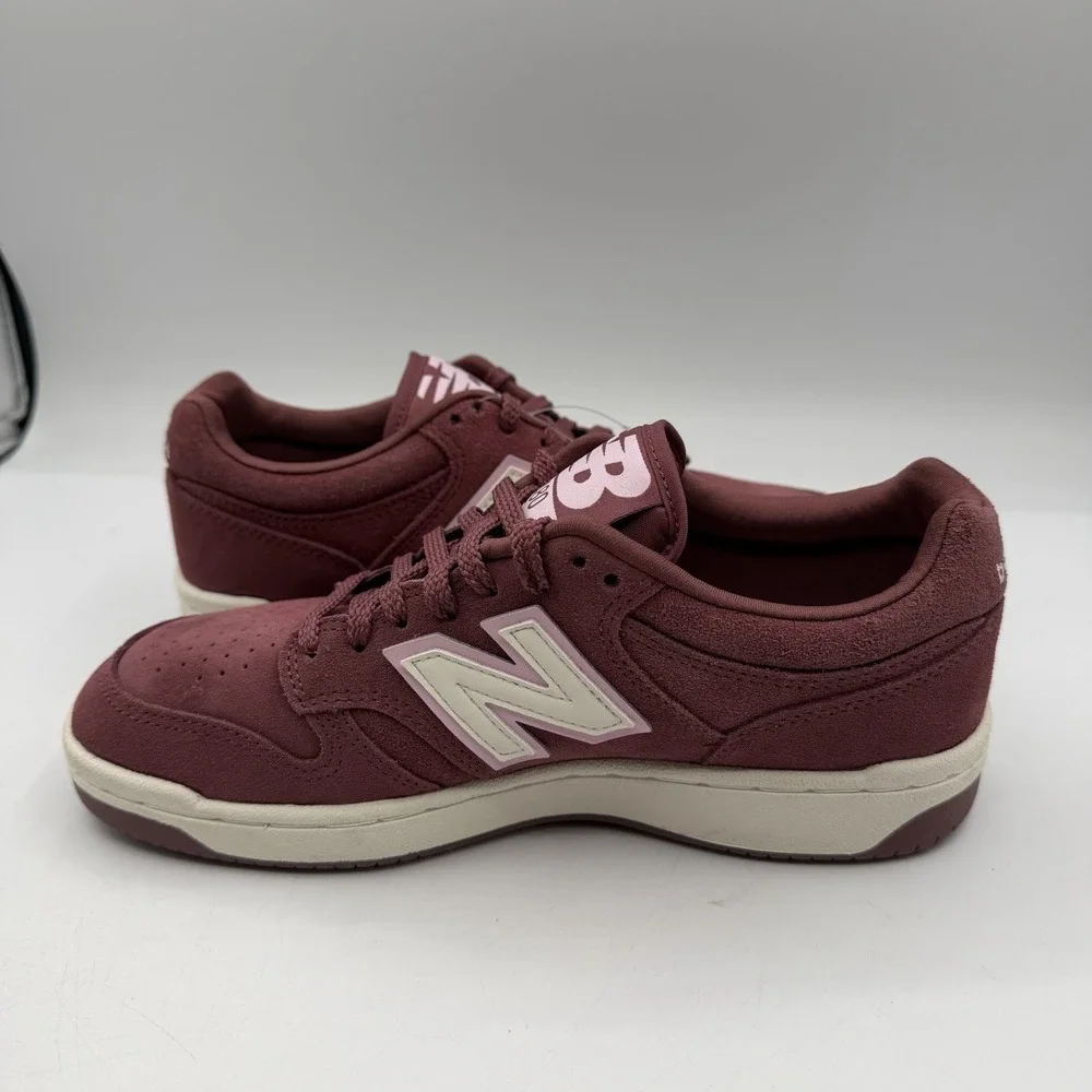 New Balance 480 Shoes Womens 7.5‎ Mens 6 Burgundy Pink Casual Sneakers BB480LJR